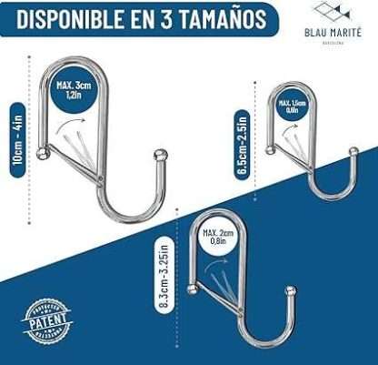 Royal hook measurements chrome color